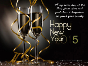 Happy New Year Greeting Quotes Wishes Sayings 2015