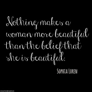 Sophia Loren Beauty Quote