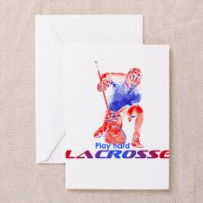 Lacrosse Goalie Greeting Cards