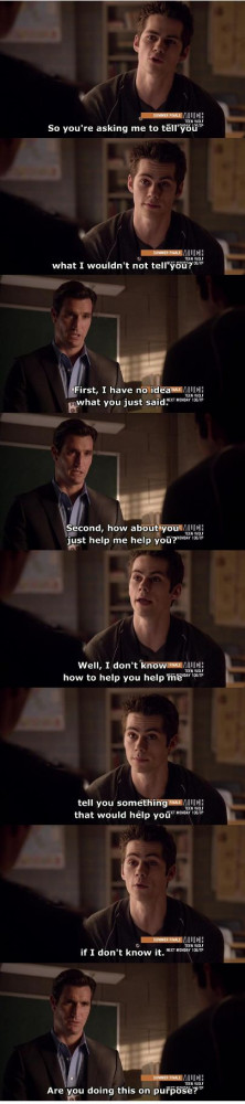 Stiles at his best. :D