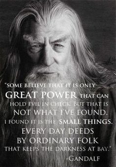 Wise words from a wise wizard! More