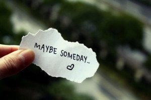 Maybe someday - role-play Photo