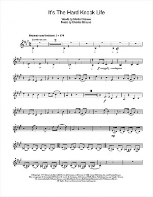 Charles Strouse: It's The Hard-Knock Life (from Annie) - Trumpet