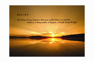 The Law of Belief says that, “ Whatever you believe, with conviction ...