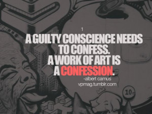 guilty conscience needs to confressa work of art is a confession art ...