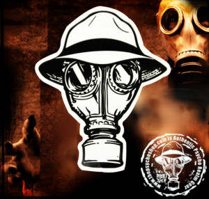 Psycho Realm Gas Mask HD Wallpaper