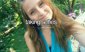 Taking selfies