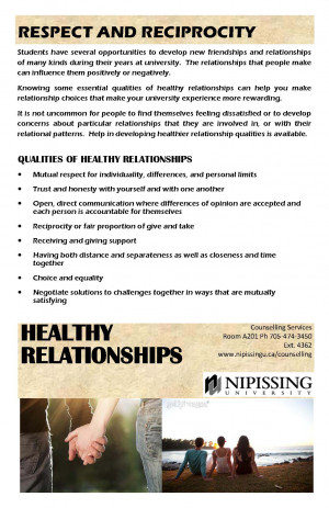 Healthy Relationships Related to relationships