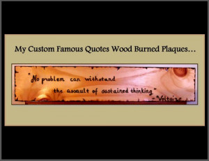 voltaire quoted, famous quote art, inspirational art, wood plaques