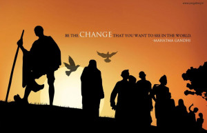 Mahatma Gandhi Freedom fighter - Quotes By Shallender Prasad Uniyal