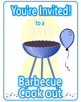 Cookout Party Invitation Templates