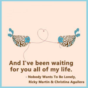 Secretly In Love Quotes For Him Christina aguilera on love