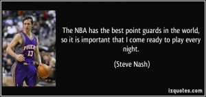 The NBA has the best point guards in the world, so it is important ...