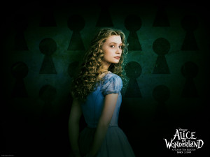 Alice in Wonderland wallpaper - Mia Wasikowska 1280x1024