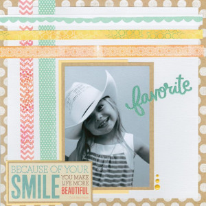 ... stickers, available at Hobby Lobby. Scrapbook stickers ... 'smile