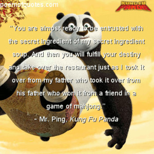 Funny Quotes From Kung Fu Panda