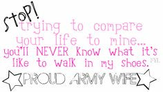 Wife Friendship Quotes | Proud Army Wife Graphics Code | Proud ...