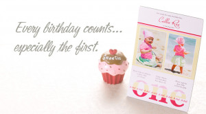 Personalized 1st Birthday Invitations | Photo, Baby Boy & Girl Designs