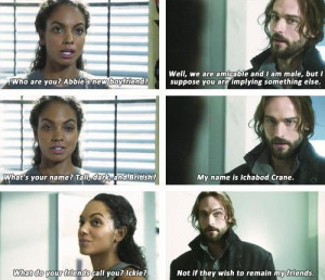Sleepy Hollow. I love this show so much. Its intense and has its funny ...