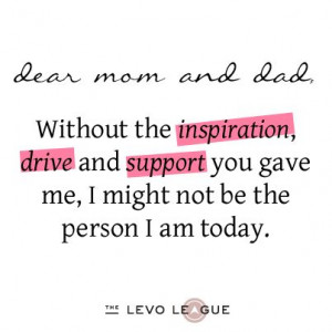 thank you mom and dad | ... : Listen Up Mom and Dad, I’m Saying ...