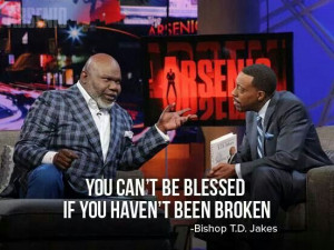 Bishop TD Jakes on the Arsenio Hall Show giving life lessons.