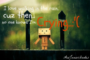 love walking in the rain