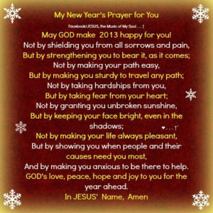 My New Year's Prayer for You