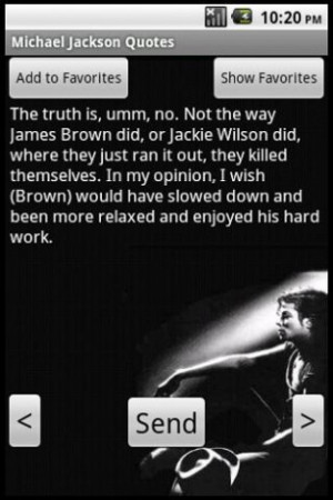 View bigger - Michael Jackson Quotes for Android screenshot