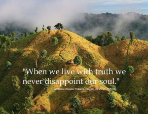 The truth shall set you free...