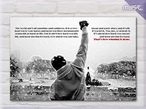 Rocky-Balboa-Quotes-Movie-Film-Canvas-Print-Wall-Art-Deco-We-Did-It