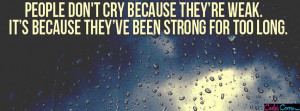 Strong For Too Long Facebook Cover