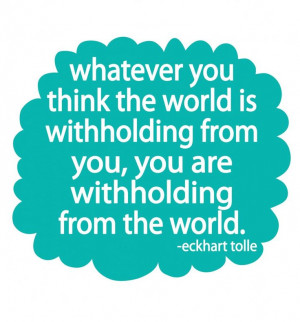 quote by eckhart tolle