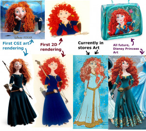 Disney Princess Merida Merchandise Timeline