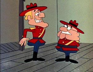Dudley Do-Right and Inspector.