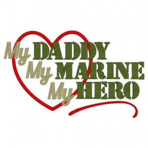 SAMPLE SALE My Daddy My Marine My Hero by TheLittleJoyShop on Etsy, $ ...