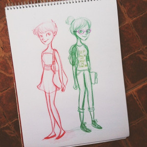 ... Fangirl. #100happydaysThey’re in red and green ink! PERFECT.RED