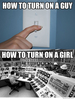 How to turn on a guy vs how to turn on a girl