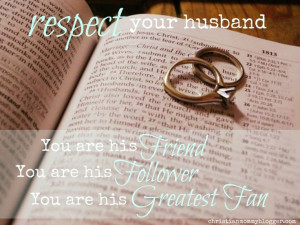 Your role in marriage is important. You need to be your husband's ...