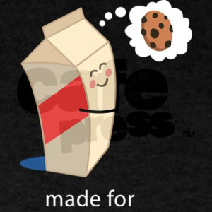 made_for_each_other_cookies_and_milk_dark_tshirt.jpg?color=Black ...