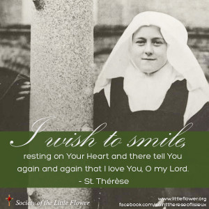 st therese of lisieux quote littleway day of the little way