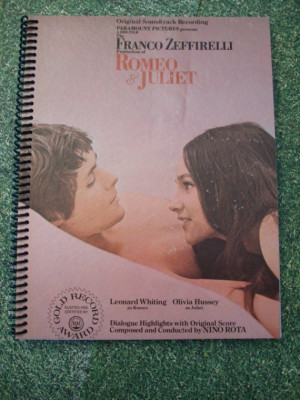 Romeo and Juliet Recycled Album Cover Notebook