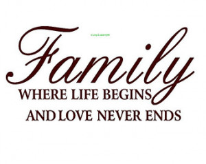 ... Wall Decal - Vinyl Wall Decals, Wall Decor, Wall Quotes, Family Wall