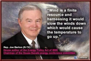 Rep. Joe Barton - Wind is a finite resource