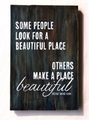 Hand painted quote on wood