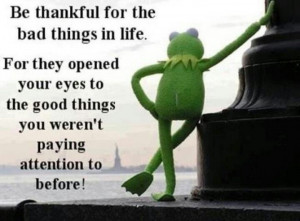 Be thankful...