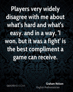 Players very widely disagree with me about what's hard and what's easy ...