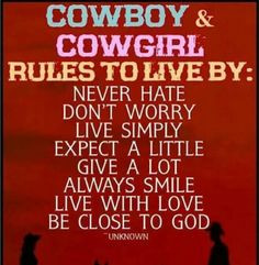 Cowboy sayings