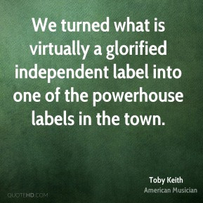 ... independent label into one of the powerhouse labels in the town