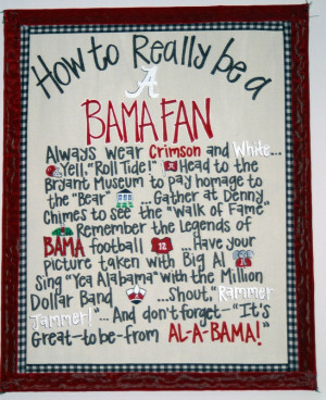 Bama Fan from my Daughter