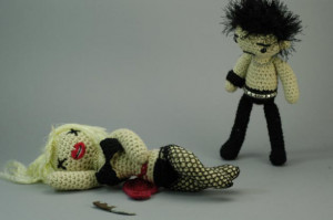 croshame is having a sale on her awesome crochet art dolls